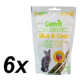 Canvit Snack CAT Skin & Coat 6 x 100g