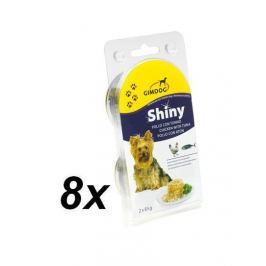 Gimpet mokra karma dla psa SHINY DOG - kurczak + tuńczyk - 8x (2 x 85g)