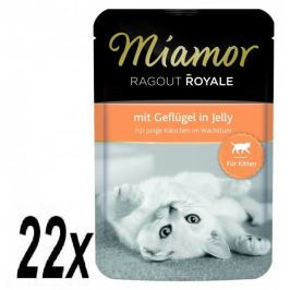 Finnern saszetki dla kociąt Miamor Junior Ragout drobiowe 22 x 100 g