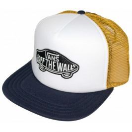 Vans czapka z daszkiem Classic Patch Trucker Dress Blues-Golden Glow