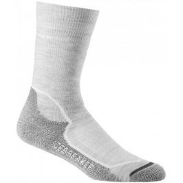 Icebreaker skarpetki trekkingowe Wmns Hike+ Medium Crew Blizzard HTHR/White/Oil S