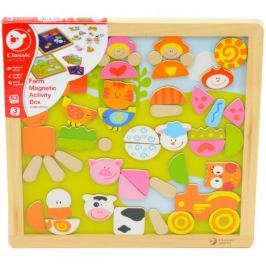 Teddies Magnetyczna dwustronna tablica, drewno