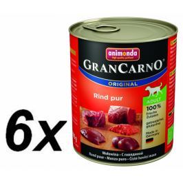 Animonda mokra karma dla psa GranCarno Adult - wołowina - 6x400g