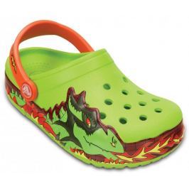 Crocs buty CrocsLights Fire Dragon Clog K Volt Green 23-24 (C7)