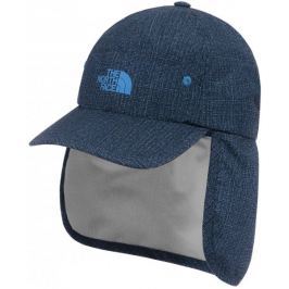 The North Face czapka z daszkiem Youth Party Back Hat Cmic blue denim rain print