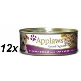 Applaws mokra karma dla psa Chicken & Ham & Vegetables 16x156 g