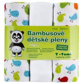 T-tomi Pieluszki bambusowe (3 szt.), Ptaszki