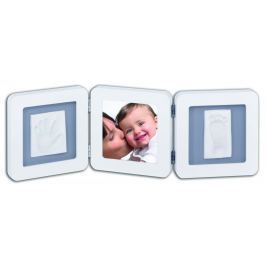 BabyArt Podwójna ramka z odciskiem, biało-szara 34120052