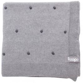 ZOPA Kocyk dziecięcy Dots, Grey