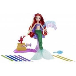 Disney Lalka Arielka z przedłużanymi włosami B6835
