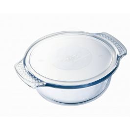 Pyrex Naczynie żaroodoporne ze szklaną pokrywką okrągłą 2,5 litra (112A)