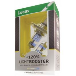 Lucas żarówki samochodowe LightBooster H7 12V 55W +120% - 2 sztuki