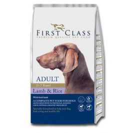 First Class sucha karma dla psa Dog Adult Lamb & Rice - 12kg