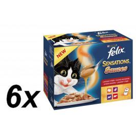 Felix Karma dla kota Sensations Sauces 6x(12x100g)