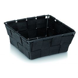 Koszyk łazienkowy 14 cm x 14 cm Kela Alvaro czarny