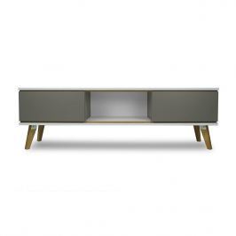 Szafka RTV 160x45x50cm Skandica Jorgen szara