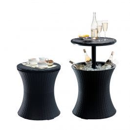 Stolik ogrodowy 3w1 50 cm Keter Pacific Cool Bar antracyt