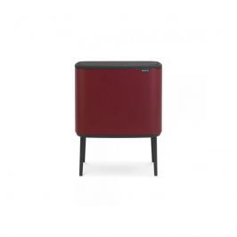 Kosz Bo Touch Bin 1 komora 36l Brabantia bordowy powłoka mineralna