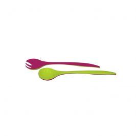 Łyżki do sałaty 29 cm Zak! Designs różowo-zielone