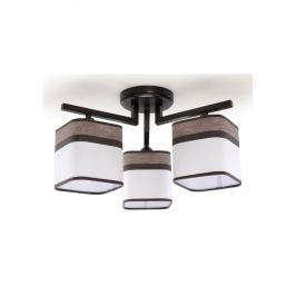 Plafon Latte 3 46x46cm Sollux Lighting biało-brązowy