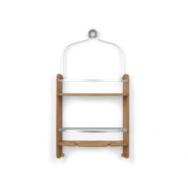 Organizer łazienkowy 33,6x64,2x11,2cm Umbra Barrel brązowy