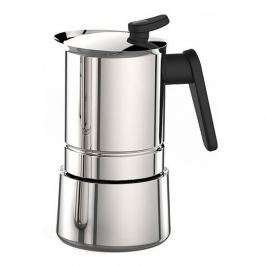 Kawiarka 10TZ Pedrini Steel Moka srebrna