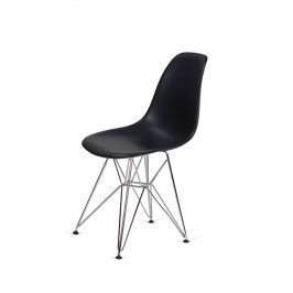 Krzesło 46x54x81cm King Home DSR Silver antracytowe