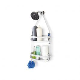 Półka pod prysznic podwójna 9,5x31,8x64,8cm Umbra Flex Shower Caddy biała
