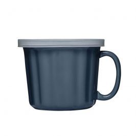 Kubek na zupę z pokrywką 0,5L Sagaform Soup niebieski