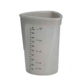 miarka silikonowa, 1 l, szara