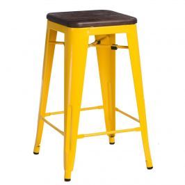 Hoker Paris Wood 65cm żółty sosna szczot kowana