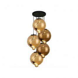 Lampa wisząca Modern Glass Bubble CO CB koniak/brąz