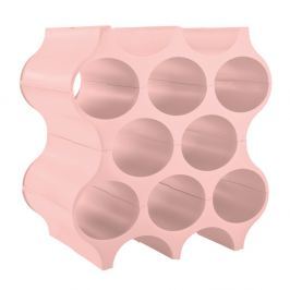 Stojak na butelki 35x23cm Koziol Set-up pastelowy róż