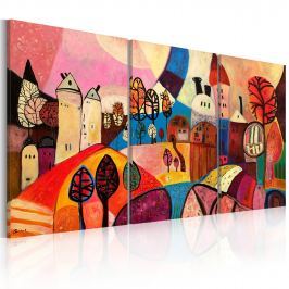 Obraz - Bajkowa kraina (120x60 cm)