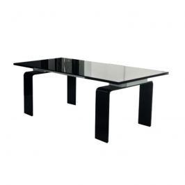 Stół szklany 160-240cm King Home Atlantis Black czarny