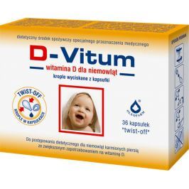 D-VITUM witamina D dla niemowląt x 36 kapsułek twist-off