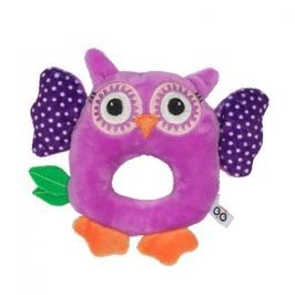 Grzechotka Zoocchini - fioletowa sowa