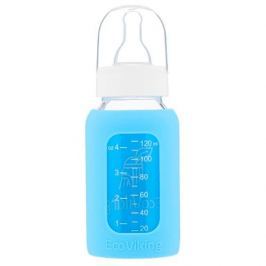 Butelka szklana antykolkowa Eco Viking 120 ml - niebieska