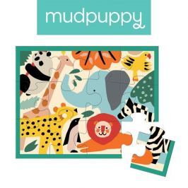 Pierwsze puzzle Mudpuppy - dzikie zwierzęta (12 elem.)