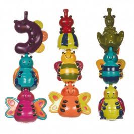 Moje pierwsze klocki - owady sensoryczne B.Toys - Snug Bugs