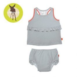 Kostium dwuczęściowy Splash&Fun (UV 50+) - Polka Dots Grey (36mc)
