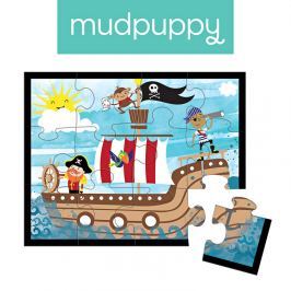 Pierwsze puzzle Mudpuppy - piraci (12 elem.)