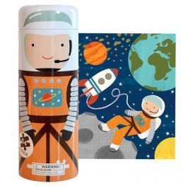 Puzzle w skarbonce Petit Collage - kosmos
