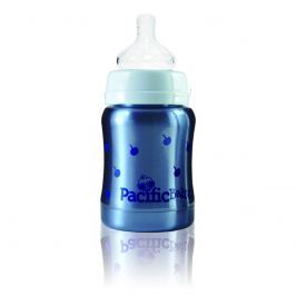 Termobutelka Pacific Baby ze smoczkiem (120ml) - błękitna